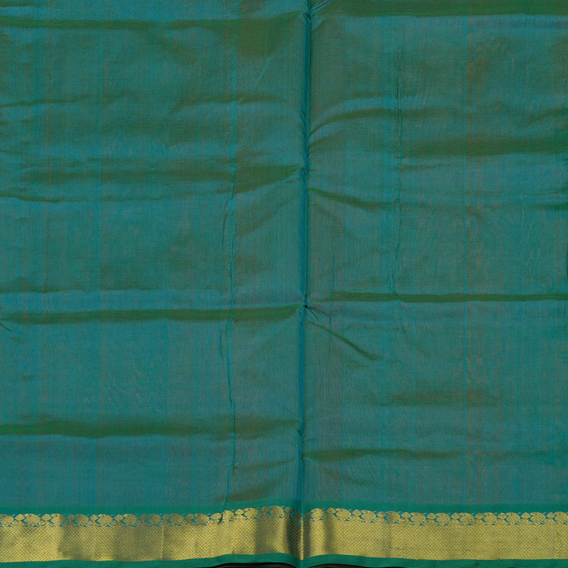 Hayagrivas Handloom Pure Silk Cotton Saree in Cheerful Peach Orange KBE401E3-11