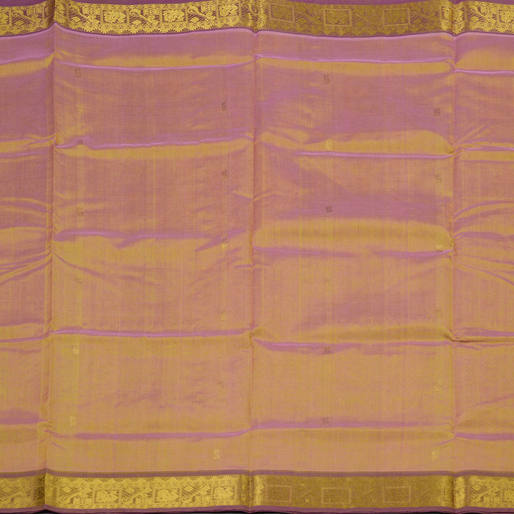 Hayagrivas Handloom Pure Silk Cotton Saree in Vibrant Dual Tone (Yellow with Pink) KBE401E3-22