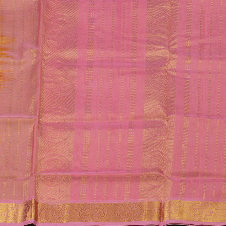 Hayagrivas Handloom Pure Silk Cotton Saree in Refreshing Lemon Green KBE401E3-32
