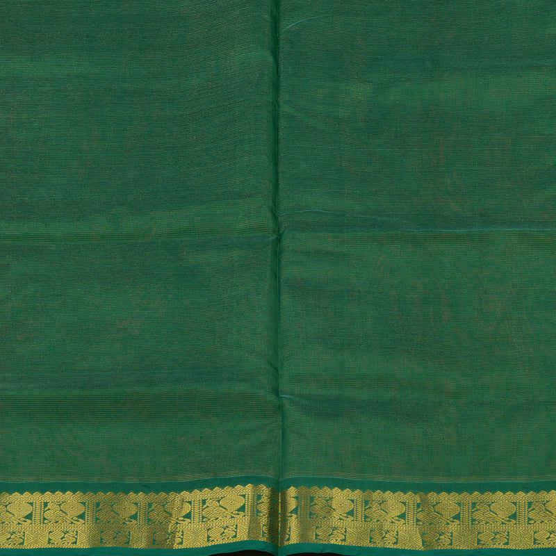 Hayagrivas Pure Silk Cotton Saree in Regal Deep Red with Dark green KBE401E6-6