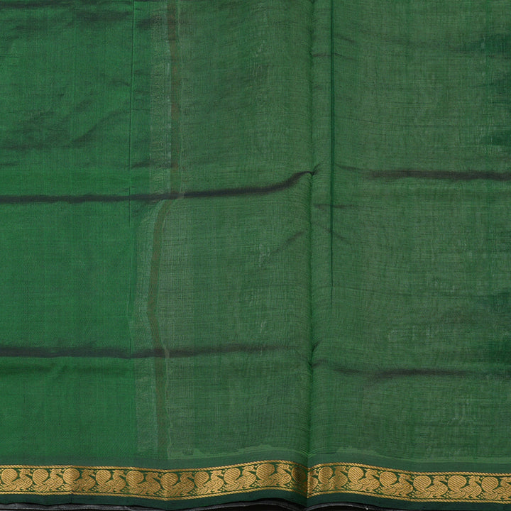 Hayagrivas Handloom Pure Silk Cotton Saree in Whimsical Half White KBE401E8-3