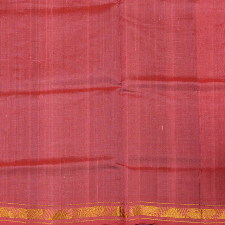 Hayagrivas Handloom Pure Silk Cotton saree in captivating Blue with Peach Pink KBE401E8-8