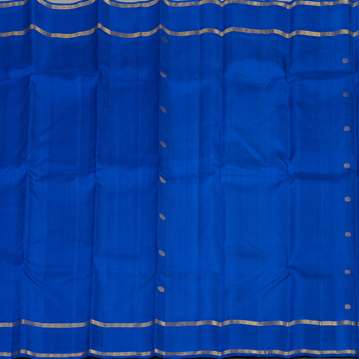 Hayagrivas Handloom Kanjivaram silk saree In Blue KBE407E2-1