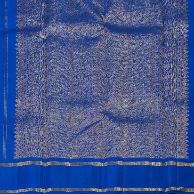 Hayagrivas Handloom Kanjivaram silk saree In Blue KBE407E2-1