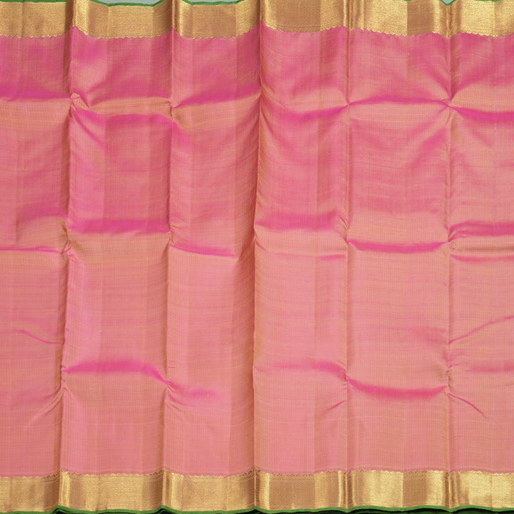 Hayagrivas Handloom Kanjivaram silk saree in Subtle Baby pink KBE413E2-1
