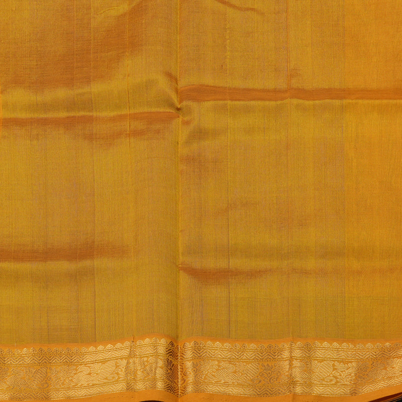 Hayagrivas Pure Silk Cotton Saree in Purple with Mustard Yellow KBE415E1-2
