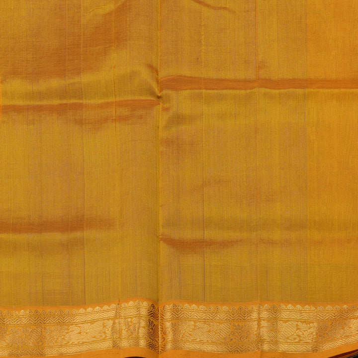 Hayagrivas Pure Silk Cotton Saree in Purple with Mustard Yellow KBE415E1-2