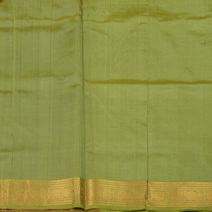 Hayagrivas Pure Silk Cotton saree in Wine Purple with Pale Olive KBE415E1-5