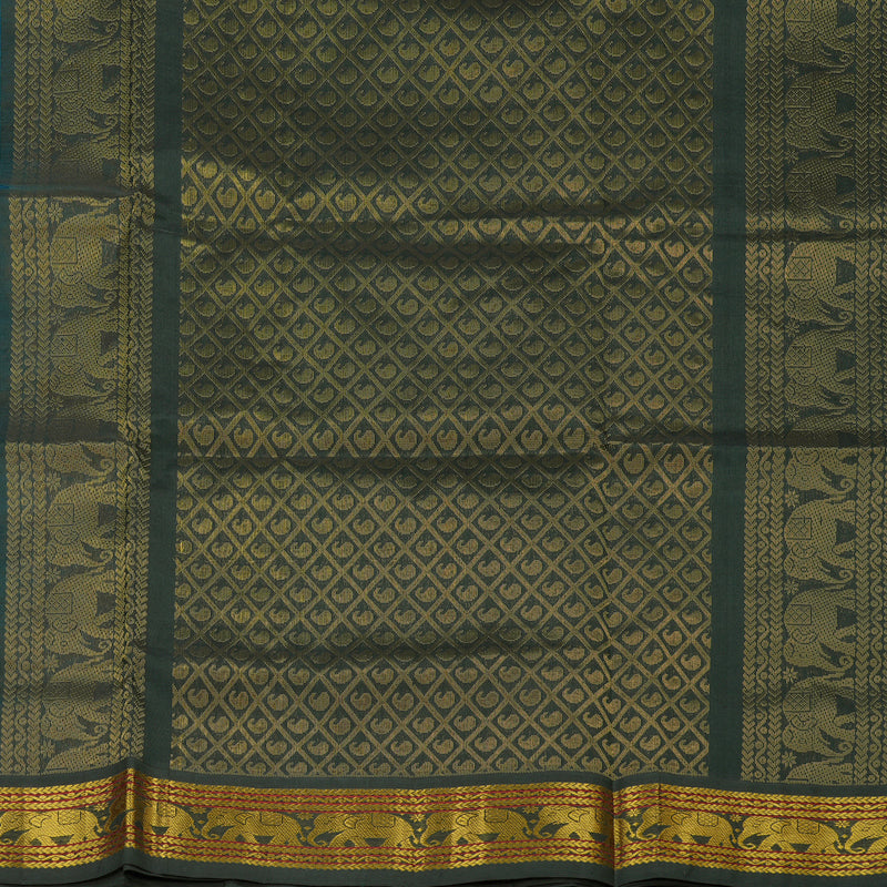 Hayagrivas Pure Silk cotton Saree in Dual tone with Black KBE415E11-11