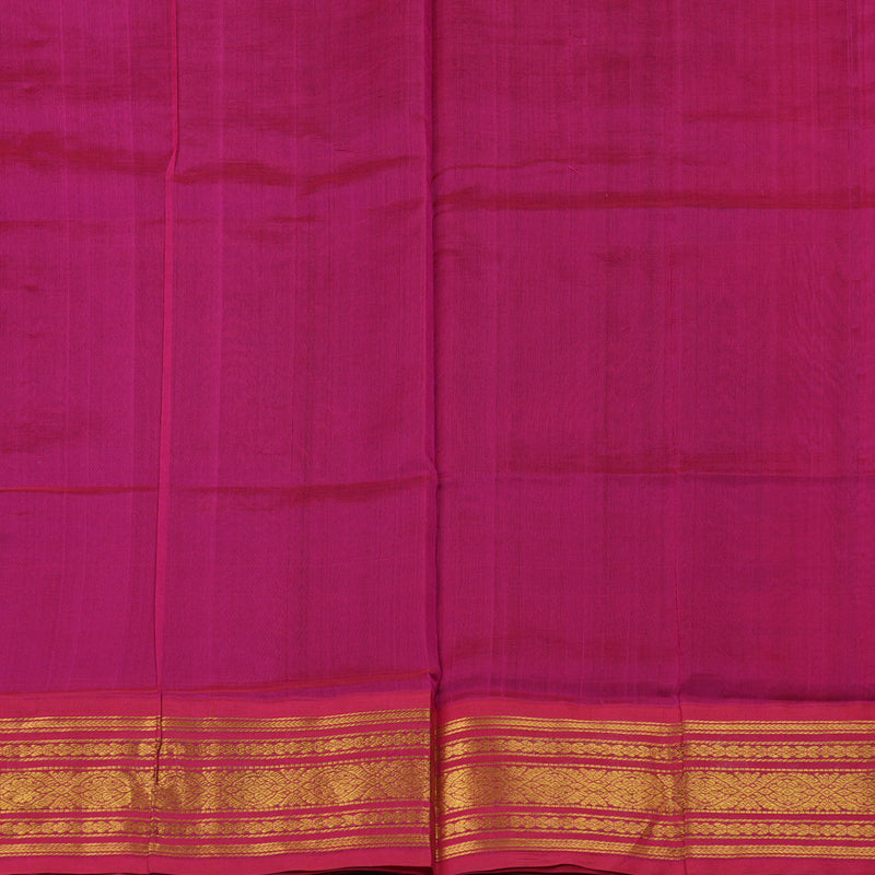 Hayagrivas Handloom Pure Silk Cotton Saree in Opulent Wine Maroon KBE415E11-14