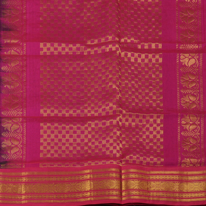 Hayagrivas Handloom Pure Silk Cotton Saree in Opulent Wine Maroon KBE415E11-14
