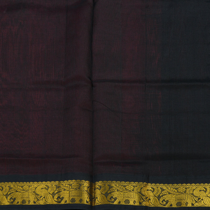 Hayagrivas Red Pure Silk Cotton Saree KBE415E11-2