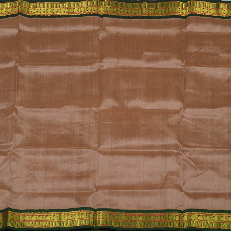 Hayagrivas Handloom Pure Silk Cotton Saree in Graceful Sandal Beige KBE415E11-24