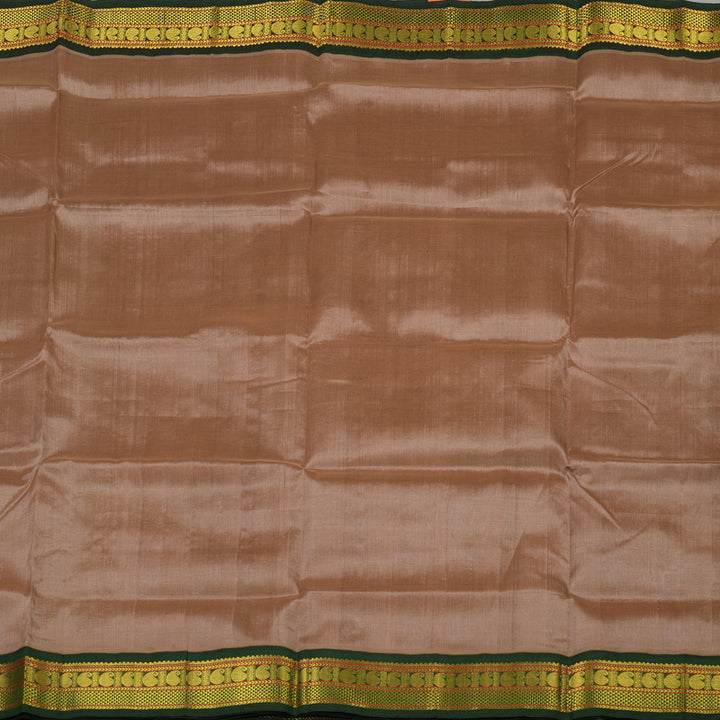 Hayagrivas Handloom Pure Silk Cotton Saree in Graceful Sandal Beige KBE415E11-24