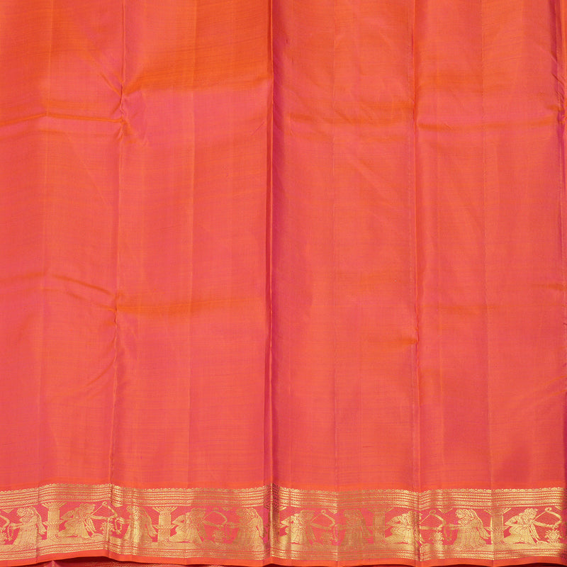 Hayagrivas Handloom Pure Kanjivaram Silk Saree in Attractive Green KBE439E2-1