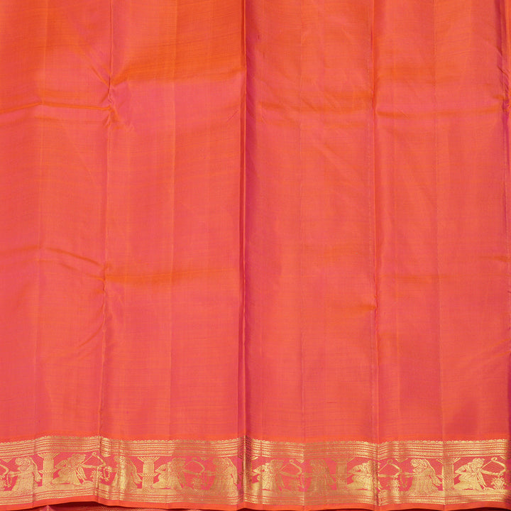 Hayagrivas Handloom Pure Kanjivaram Silk Saree in Attractive Green KBE439E2-1
