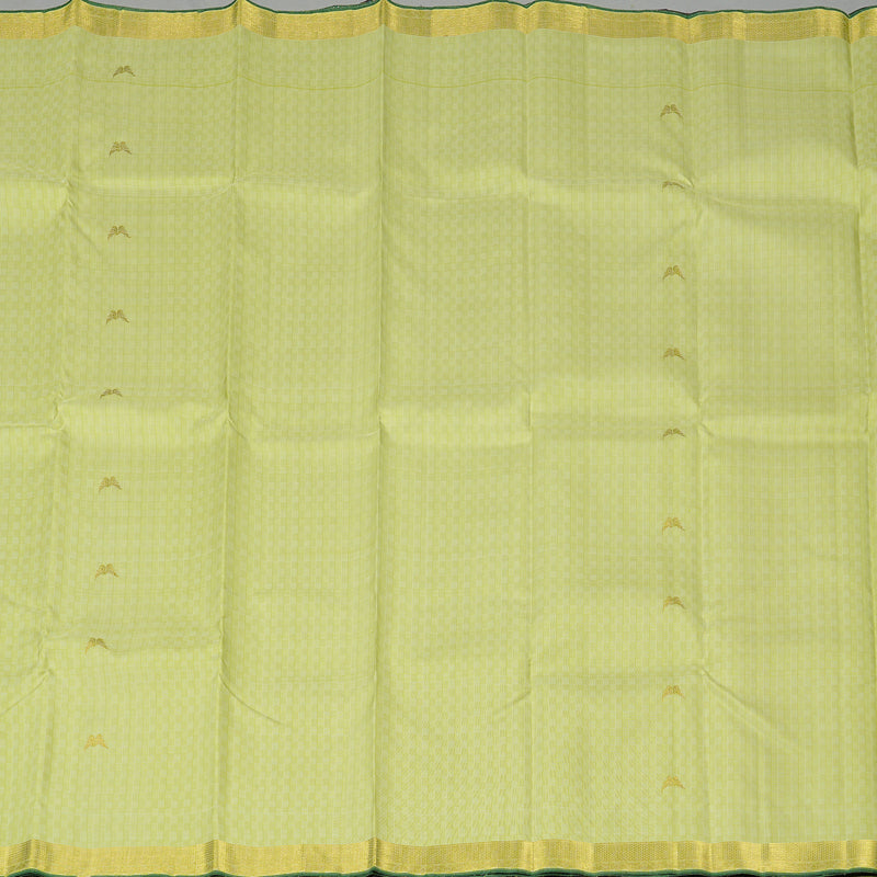 Hayagrivas Apple Green Handloom Kanjivaram Silk Saree KBE43D3-1