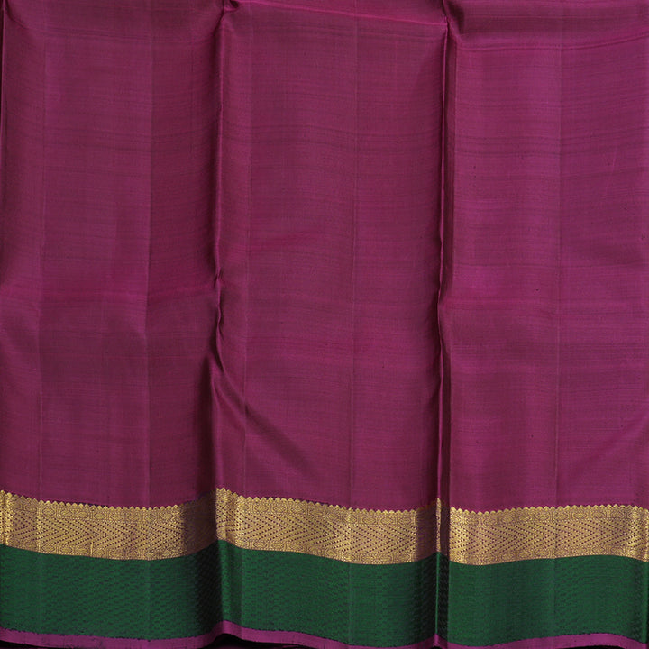 Hayagrivas Handloom Pure Kanjivaram Silk Saree in Intense Honey Mustard KBE441E12-1