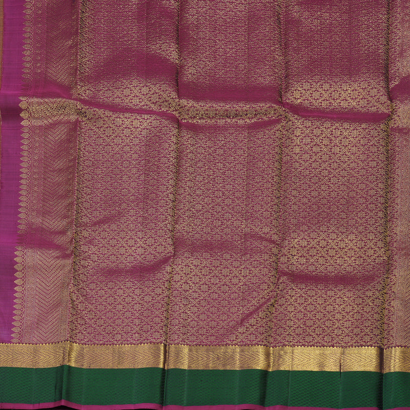 Hayagrivas Handloom Pure Kanjivaram Silk Saree in Intense Honey Mustard KBE441E12-1
