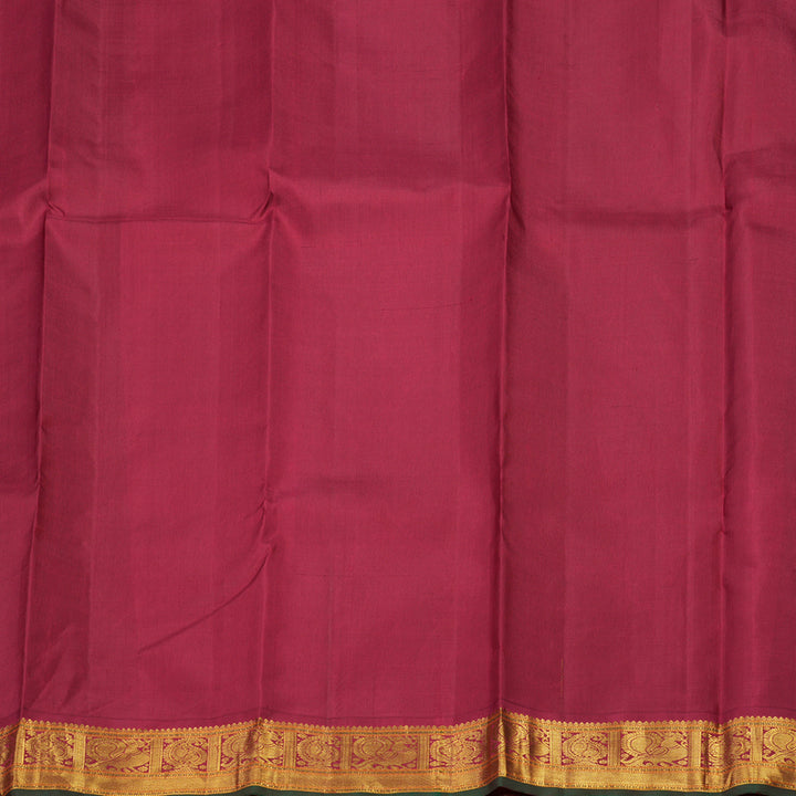 Hayagrivas Handloom Pure Kanjivaram Silk Saree in Glorious Sandal Beige KBE441E8-1