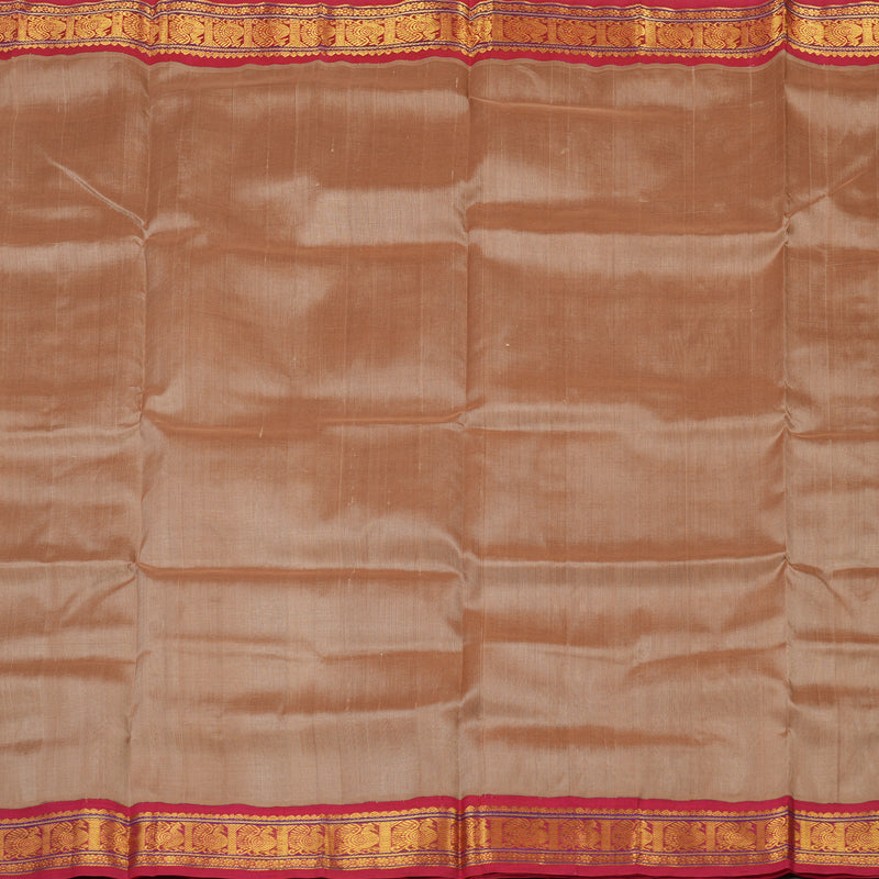 Hayagrivas Handloom Pure Silk Cotton Saree in Dreamy Sandal Beige KBE446E1-2