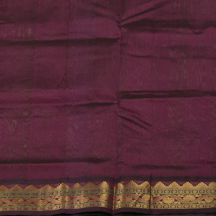 Hayagrivas Handloom Pure Silk Cotton Saree in Ethereal Sandal KBE446E1-23