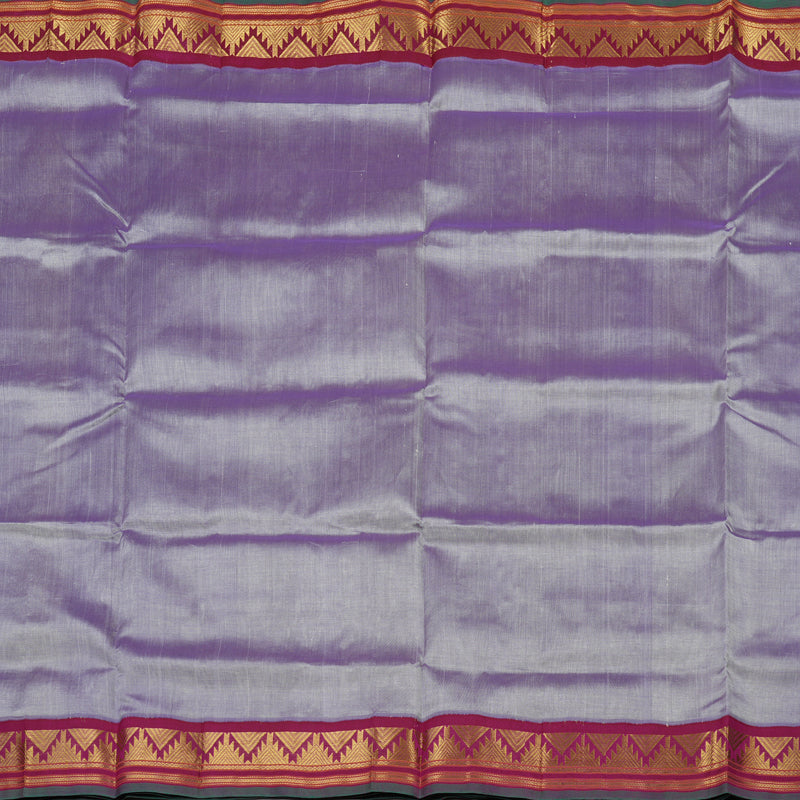 Hayagrivas Handloom Pure Silk Cotton Saree in Delicate Lavender KBE446E1-8