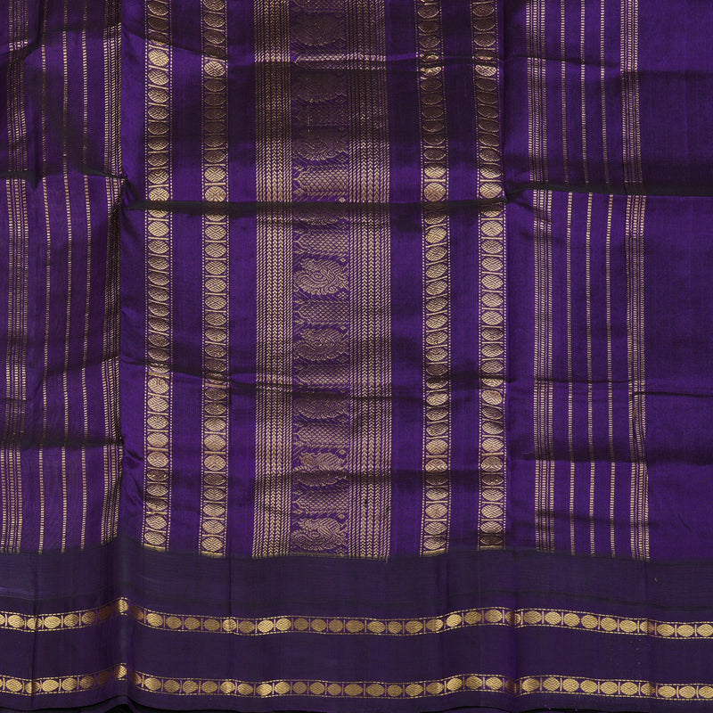 Hayagrivas Handloom Pure Silk Cotton Saree in Vivid Lavender KBE446E13-2