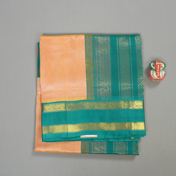 Hayagrivas Handloom Pure Silk Cotton Saree in Ethereal Sandal KBE446E3-1