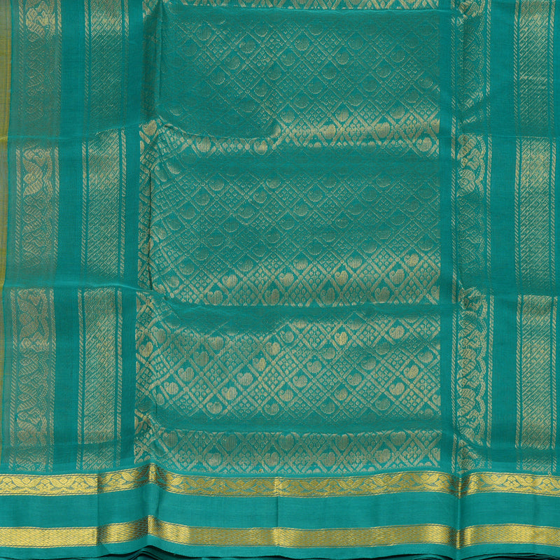 Hayagrivas Handloom Pure Silk Cotton Saree in Ethereal Sandal KBE446E3-1