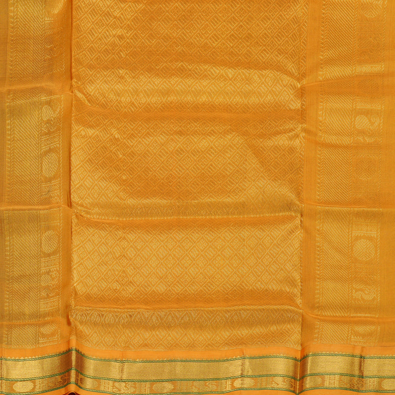 Hayagrivas Handloom Pure Silk Cotton Saree in Bold Dark Blue KBE446E3-17