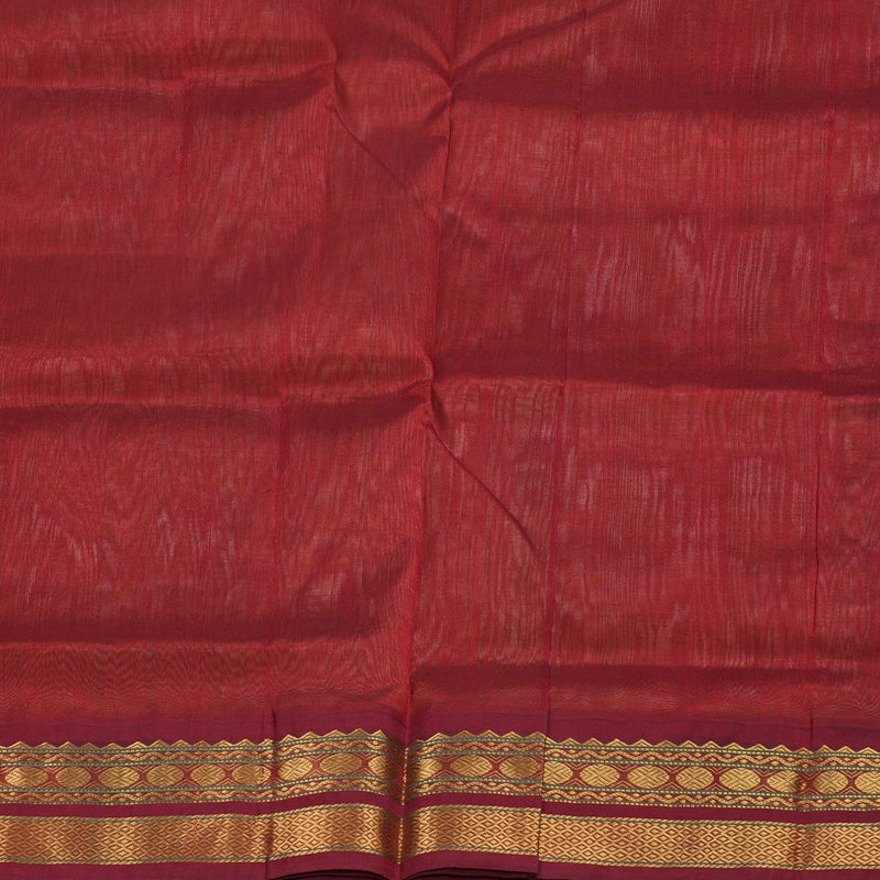 Hayagrivas Handloom Pure Silk Cotton Saree in Whimsical Sandal KBE446E3-8