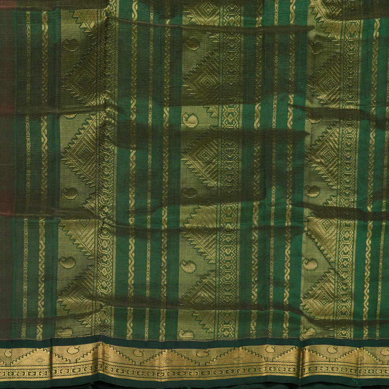 Hayagrivas Handloom Pure Silk Cotton Saree in Striking Purple KBE446E5-6