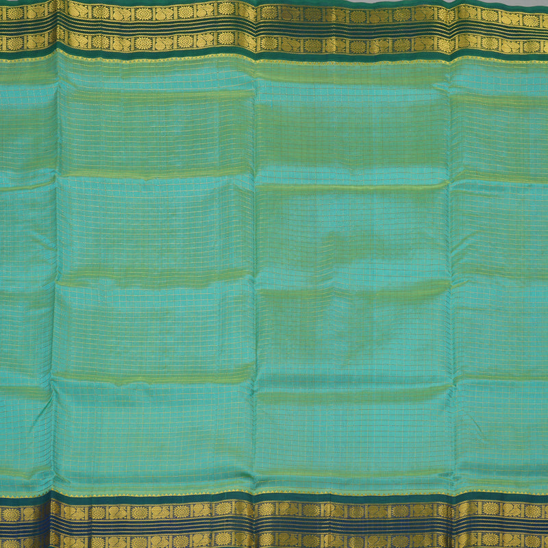 Hayagrivas Pure Silk Cotton saree in Pastel Green with Mayilkazhuthu KBE446E6-3
