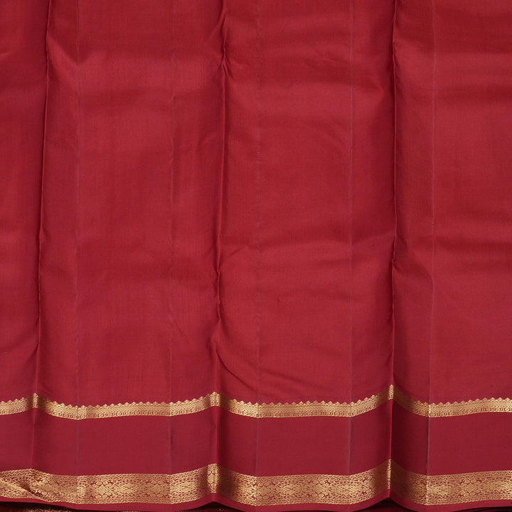 Hayagrivas Handloom Pure Kanjivaram Silk Saree in Mesmerizing Yellow