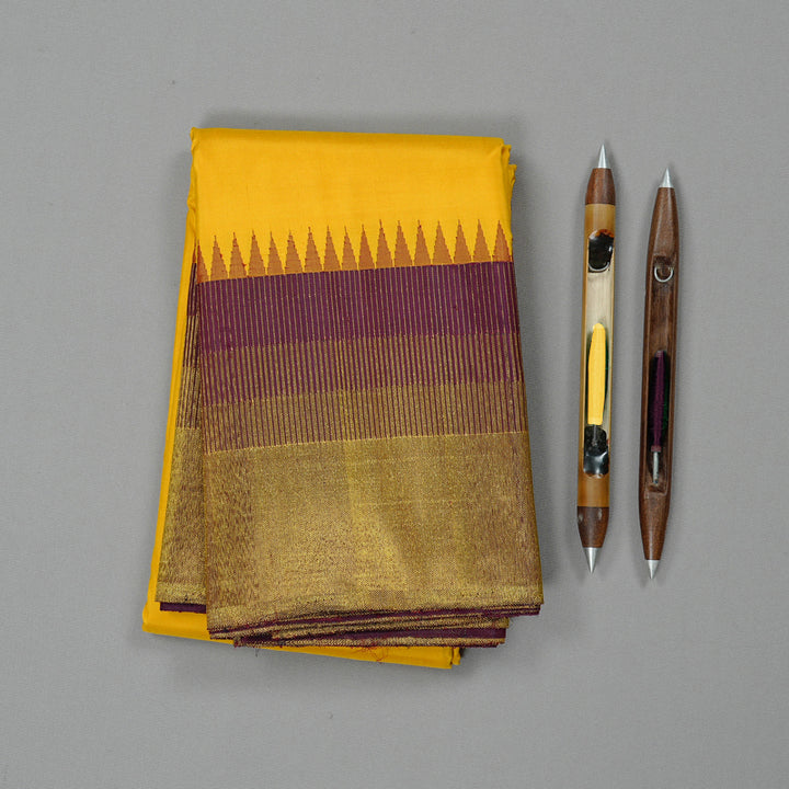 Hayagrivas Handloom Kanjivaram Silk Saree KBE45D11-1
