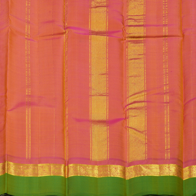 Hayagrivas Handloom Pure Kanjivaram Silk Saree in Attractive Yellow KBE462F6-3