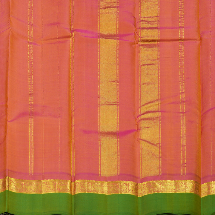 Hayagrivas Handloom Pure Kanjivaram Silk Saree in Attractive Yellow KBE462F6-3