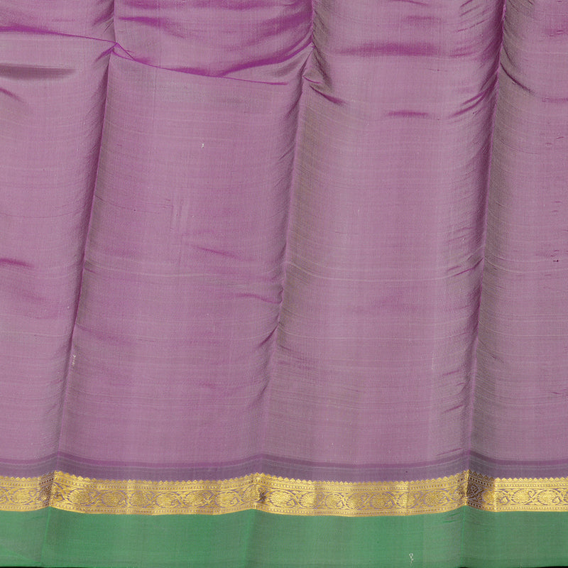 Hayagrivas Handloom Pure Kanjivaram Silk Saree in Elegant Half White KBE462F6-5