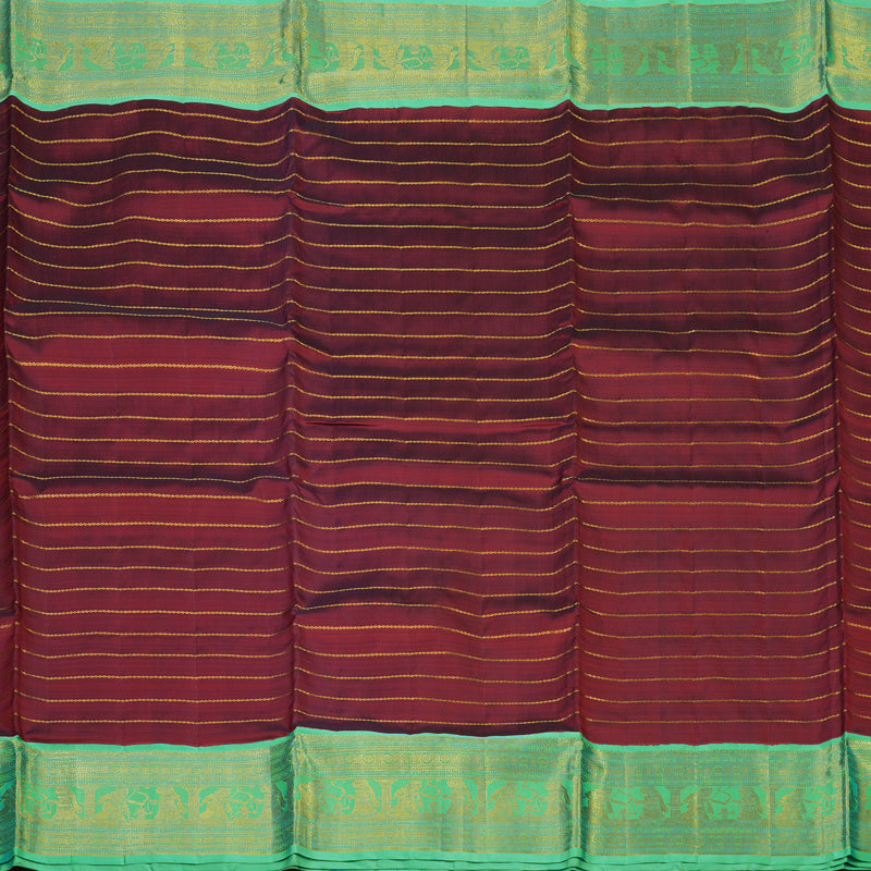 Hayagrivas Handloom Maroon Ten Yards Silk Madisar KBE463F8-1