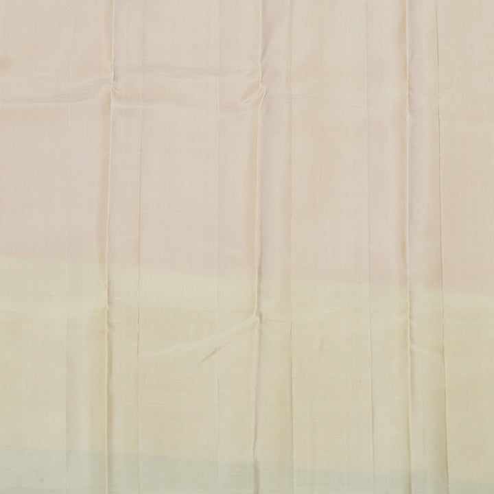 Hayagrivas Handloom Pure Kanjivaram Silk Saree in Vibrant Orange KBE468F2-1