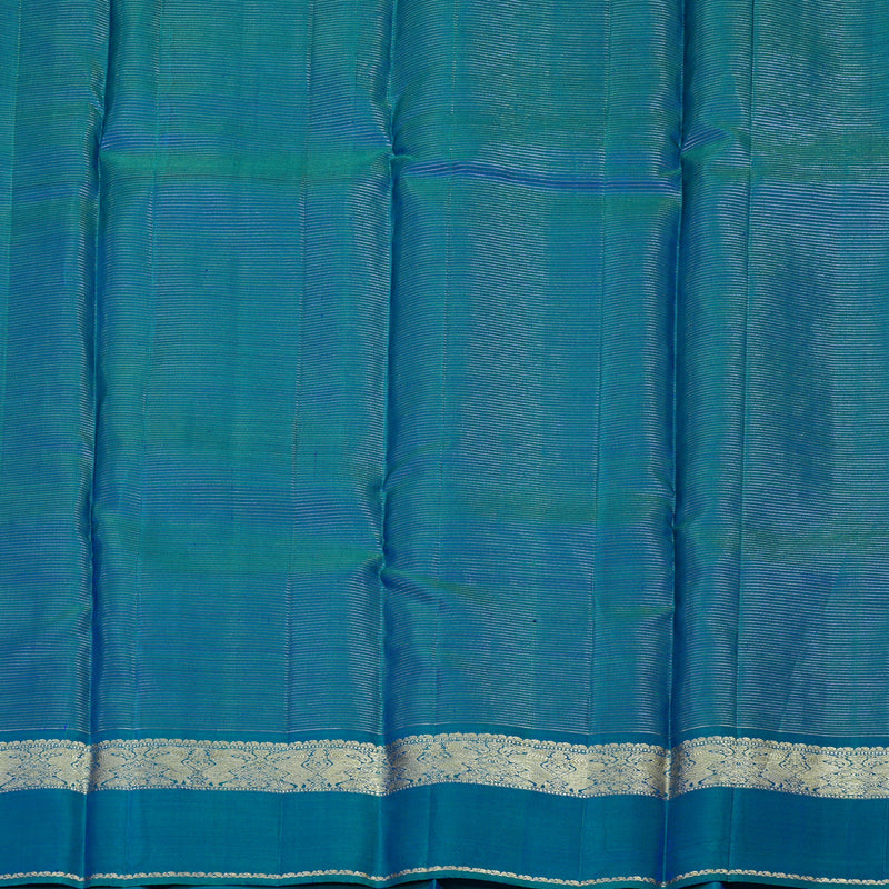Hayagrivas Handloom Multicolour Checks Kanjivaram Silk Saree with Mayilkazhuthu Border KBE468F23-1