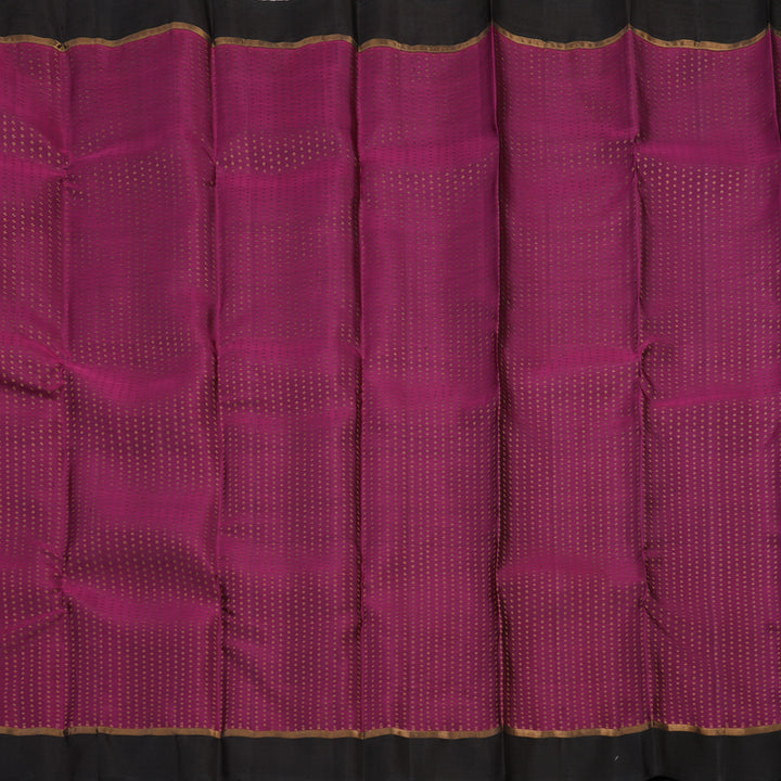 Hayagrivas Handloom Pure Kanjivaram Silk Saree in Royal Purple KBE468F24-1