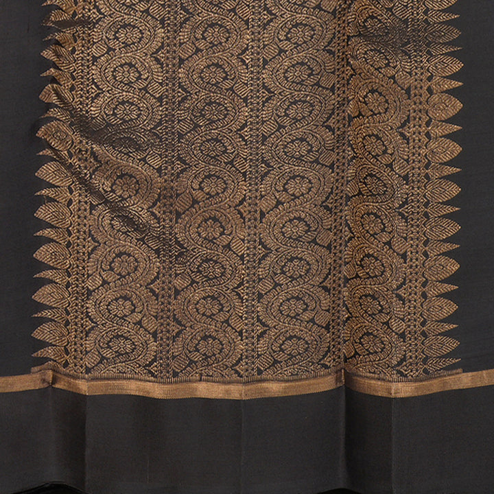 Hayagrivas Handloom Pure Kanjivaram Silk Saree in Royal Purple KBE468F24-1