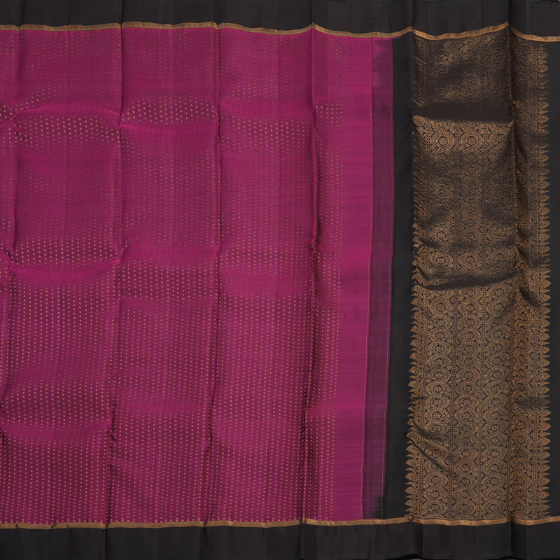 Hayagrivas Handloom Pure Kanjivaram Silk Saree in Royal Purple KBE468F24-1