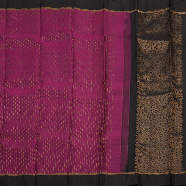 Hayagrivas Handloom Pure Kanjivaram Silk Saree in Royal Purple KBE468F24-1