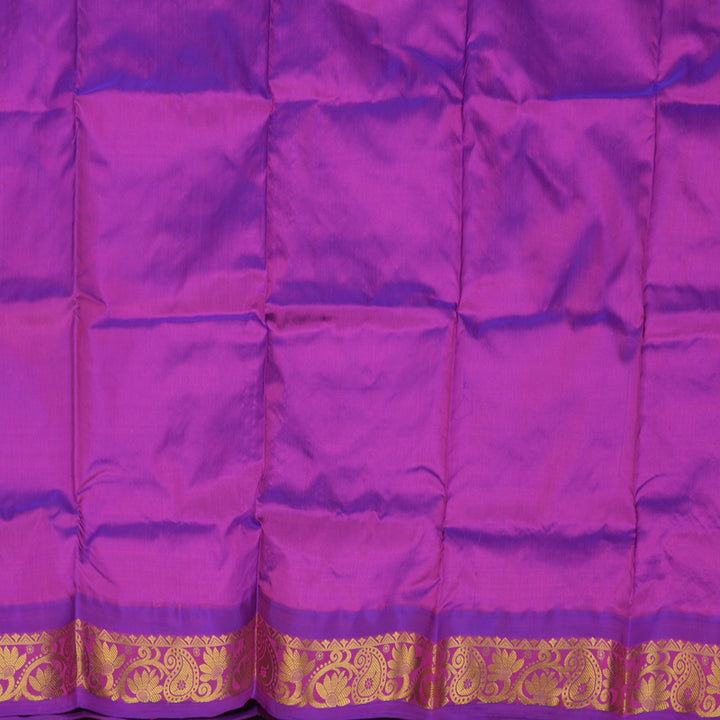 Hayagrivas Pure Kanjivaram Pattu Pavadai in Eye-catching Mild Pista Green KBE469F11-5