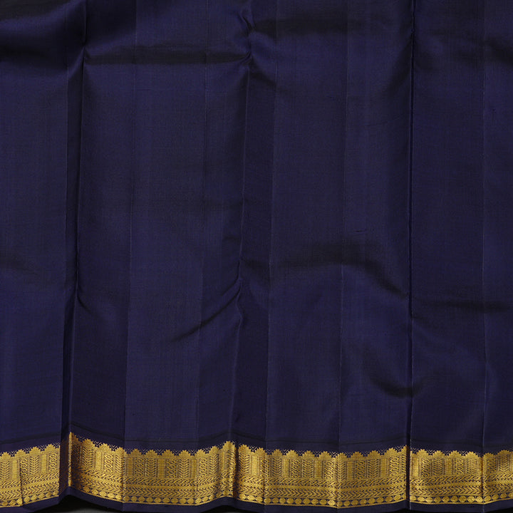 Hayagrivas Handloom Kanjivaram Silk Saree in Mesmerizing Fluorescent Green KBE46D10-1