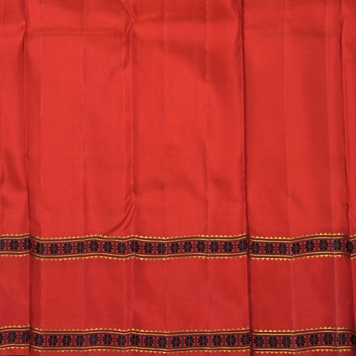 Hayagrivas Handloom Pure Kanjivaram Silk Saree in Stunning Sandal KBE475F1-1