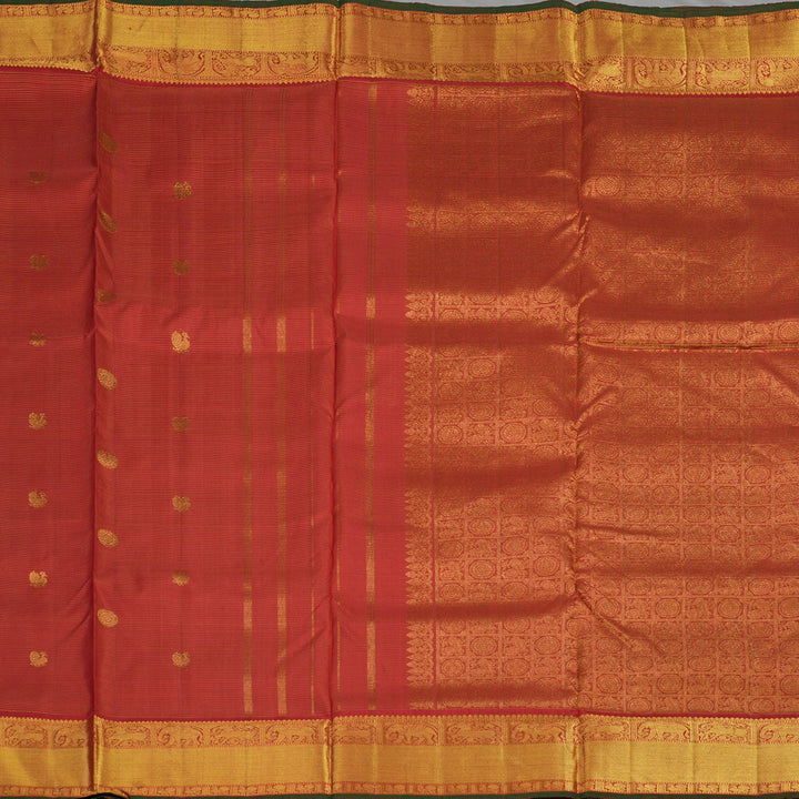 Hayagrivas Handloom Red Ten Yards Silk Madisar KBE47D7-1